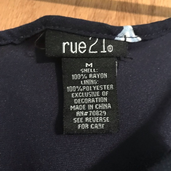 Rue 21 Black Floral Romper - Picture 5 of 5